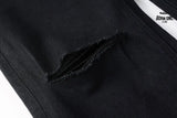 Calça Jeans Ksubi Preta Joelho Rasgado