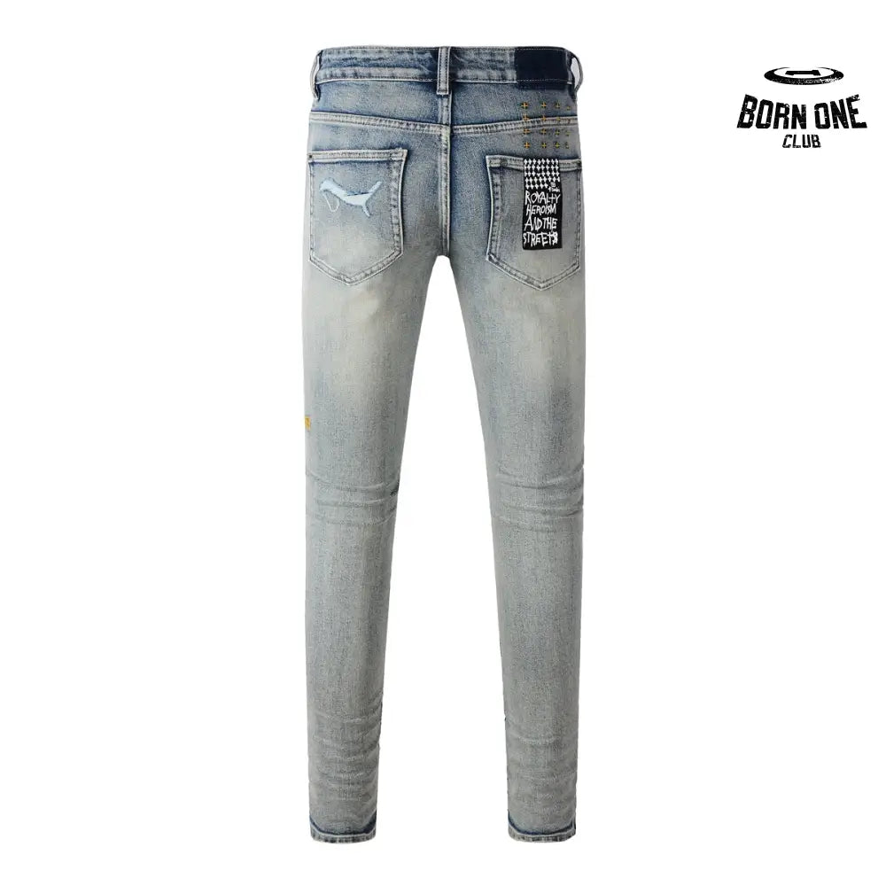 Calça Jeans Ksubi Azul Lavada Degradê