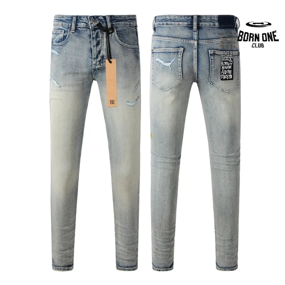 Calça Jeans Ksubi Azul Lavada Degradê