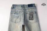 Calça Jeans Ksubi Azul Lavada Degradê