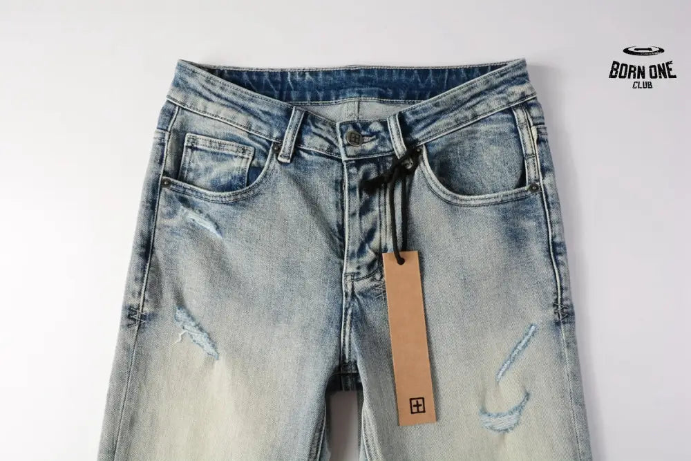 Calça Jeans Ksubi Azul Lavada Degradê