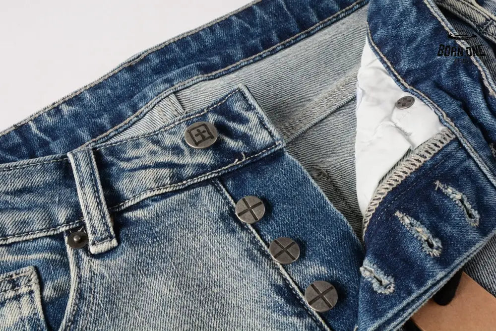 Calça Jeans Ksubi Azul Lavada Degradê