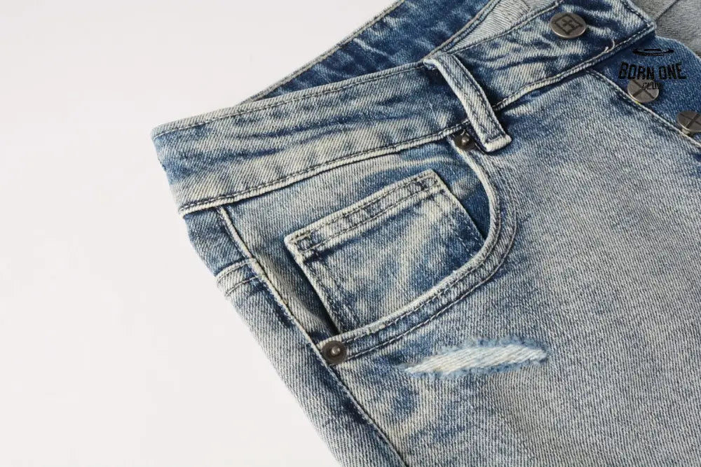Calça Jeans Ksubi Azul Lavada Degradê