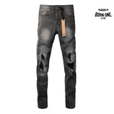 Calça Jeans Ksubi Cinza Patches no Joelho