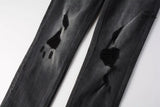 Calça Jeans Ksubi Cinza Patches no Joelho