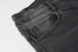 Calça Jeans Ksubi Cinza Patches no Joelho