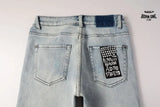 Calça Jeans Ksubi Azul Claro Destroyed