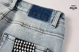 Calça Jeans Ksubi Azul Claro Destroyed
