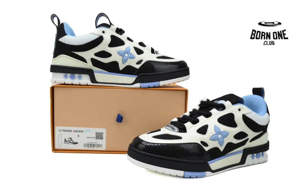 Louis Vuitton LV Skate Sneaker Black Blue 1ADE0H