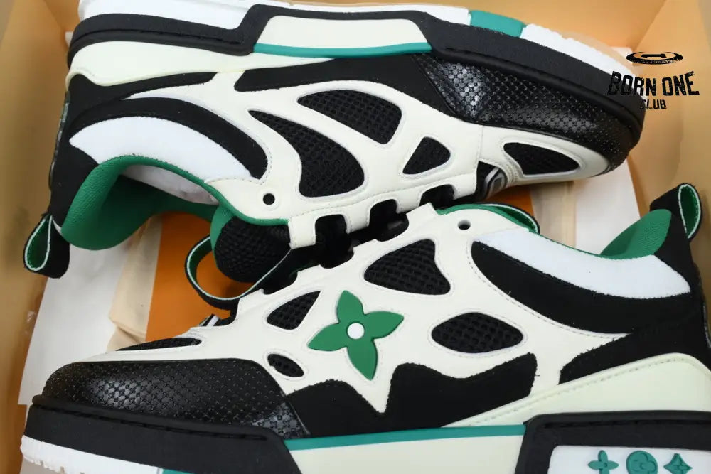 Louis Vuitton LV Skate Sneaker Black Green 1ADE0X