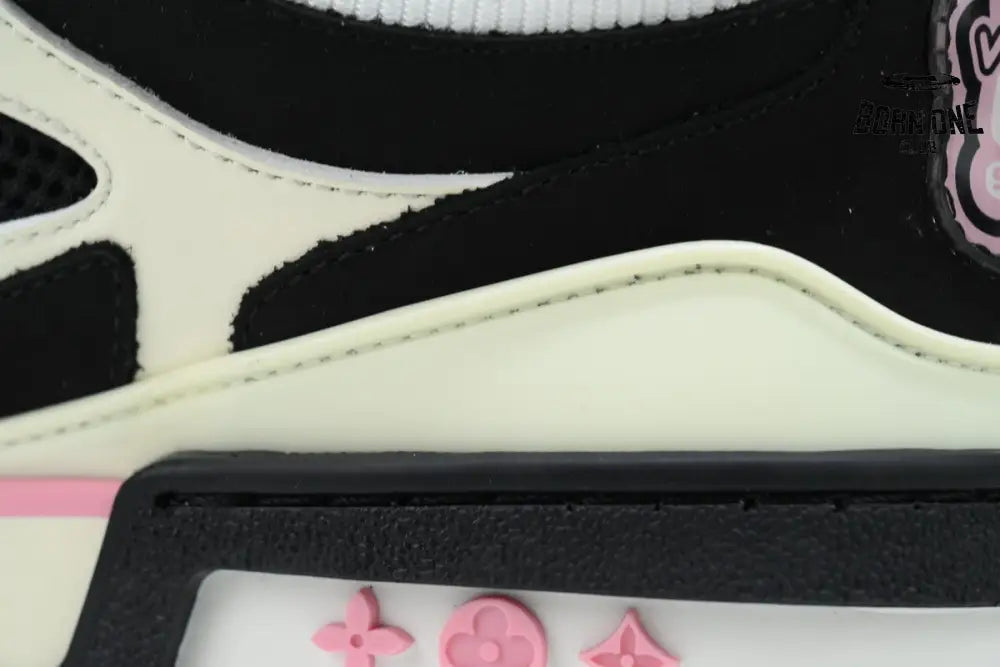 Louis Vuitton LV Skate Sneaker Black Pink 1ADE1H