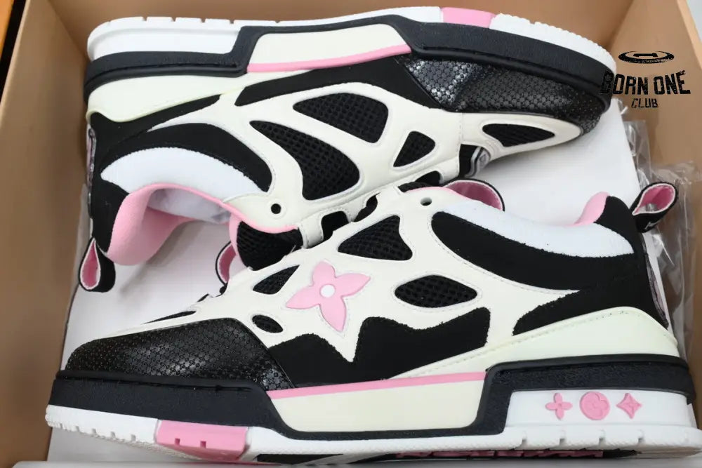 Louis Vuitton LV Skate Sneaker Black Pink 1ADE1H
