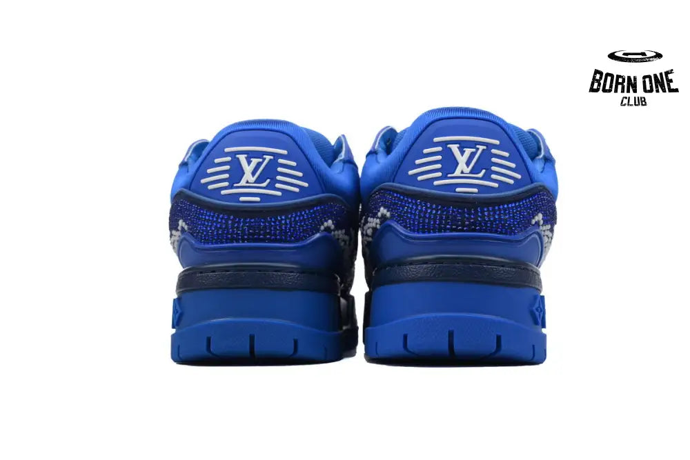 Louis Vuitton Trainer Maxi Blue Swarovksi Crystals