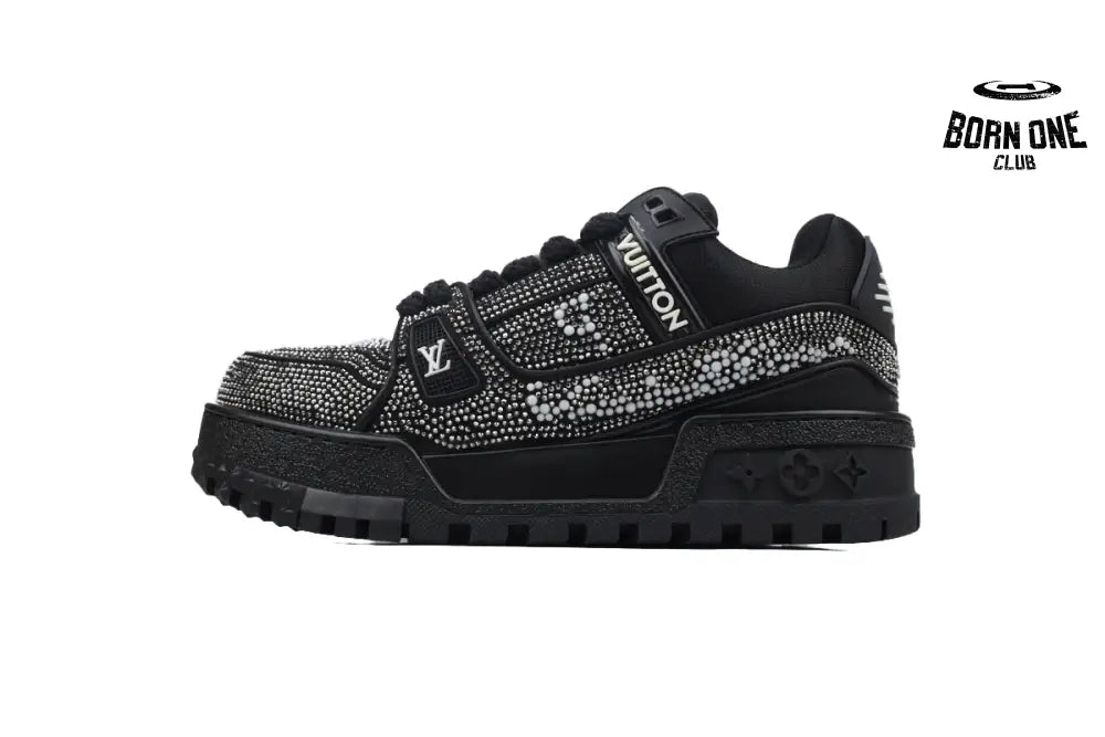 Louis Vuitton Trainer Maxi Black Swarovksi Crystals
