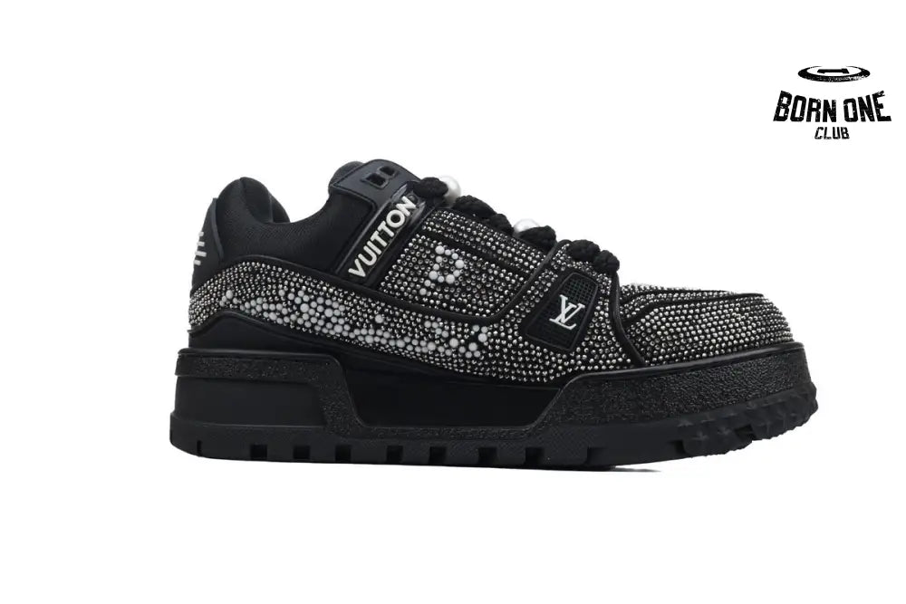 Louis Vuitton Trainer Maxi Black Swarovksi Crystals
