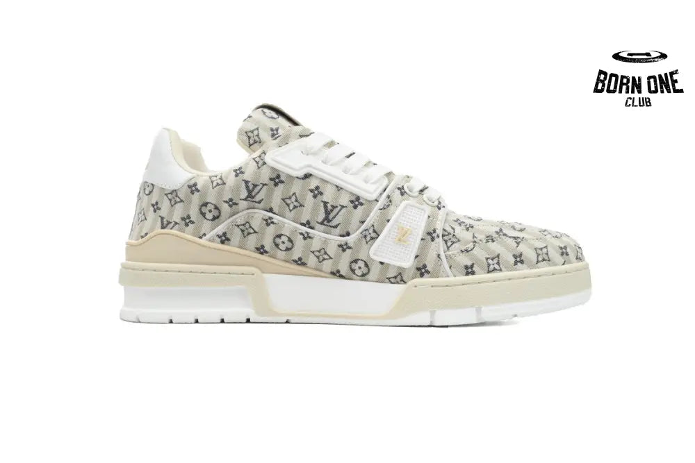 Louis Vuitton Trainer White Monogram Textile