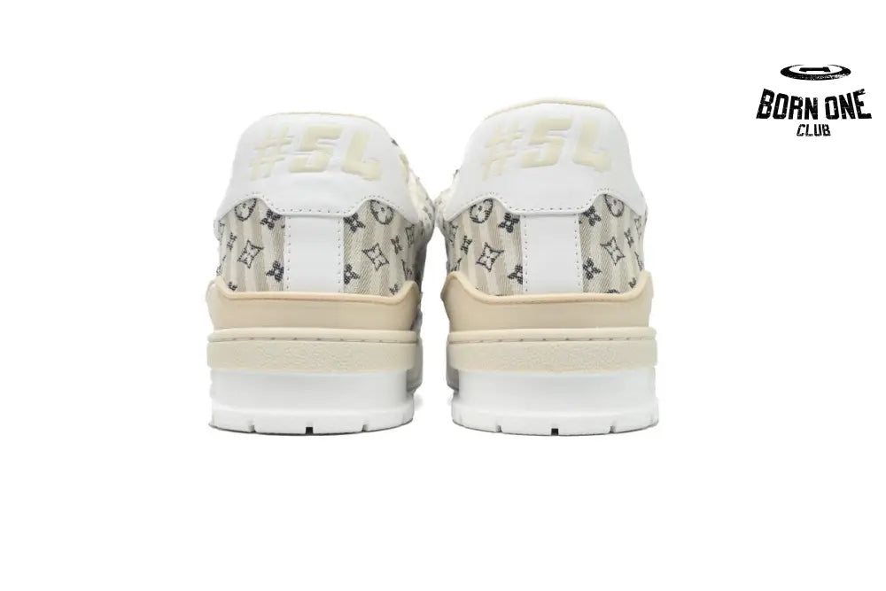 Louis Vuitton Trainer White Monogram Textile