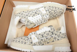 Louis Vuitton Trainer White Monogram Textile