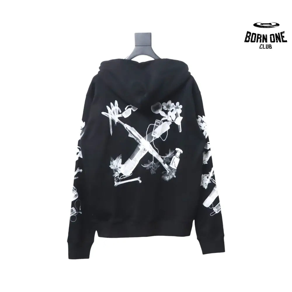 Off-White Scan Arr Moletom Met Logo Backprint