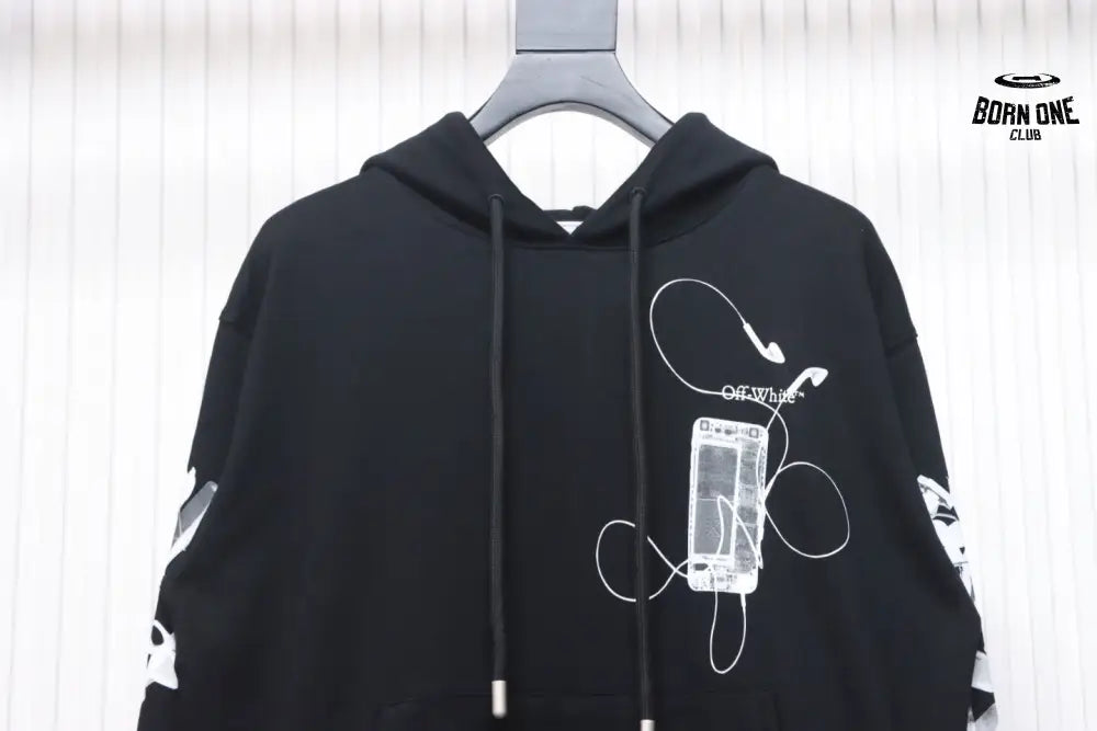 Off-White Scan Arr Moletom Met Logo Backprint