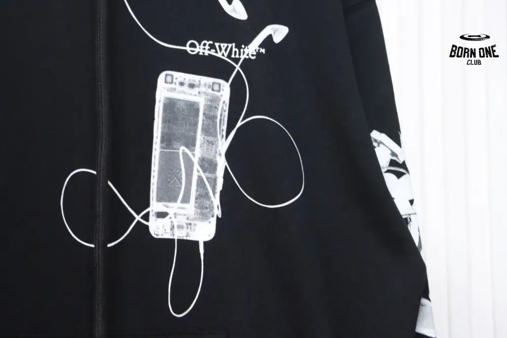 Off-White Scan Arr Moletom Met Logo Backprint