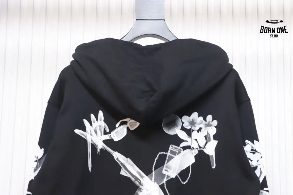 Off-White Scan Arr Moletom Met Logo Backprint