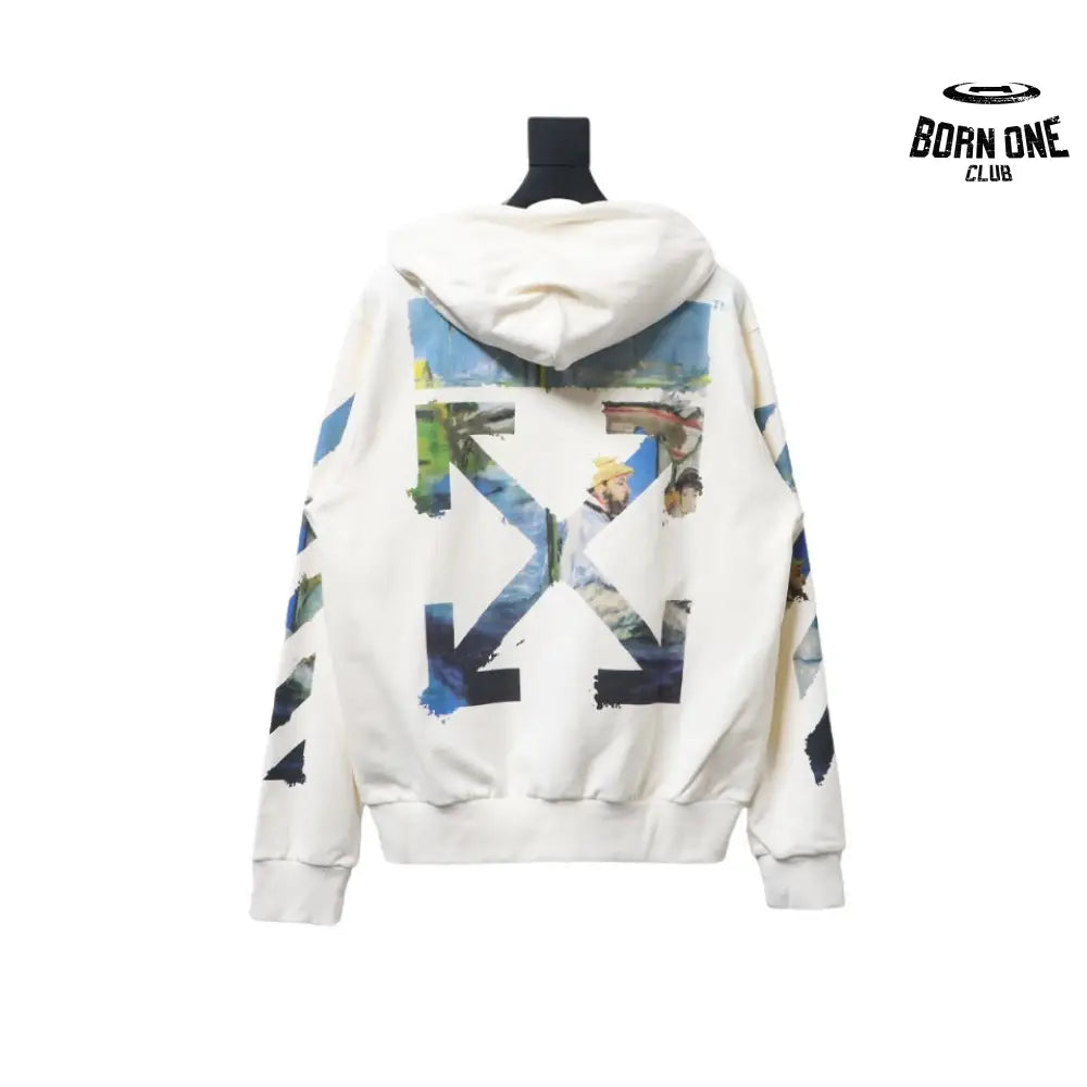 Off-White Pascal Arrow Moletom Zíper White