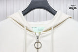 Off-White Pascal Arrow Moletom Zíper White