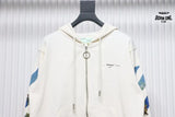 Off-White Pascal Arrow Moletom Zíper White