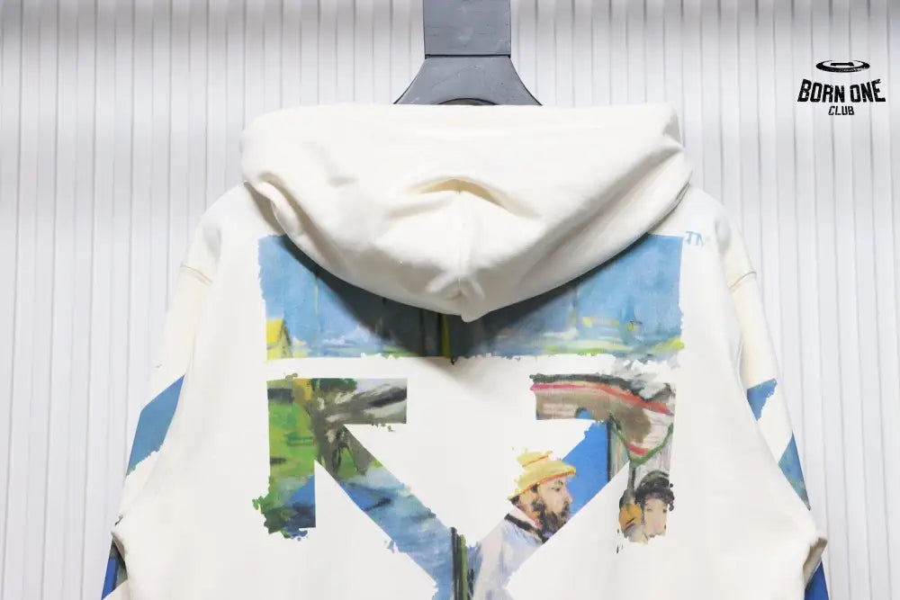Off-White Pascal Arrow Moletom Zíper White