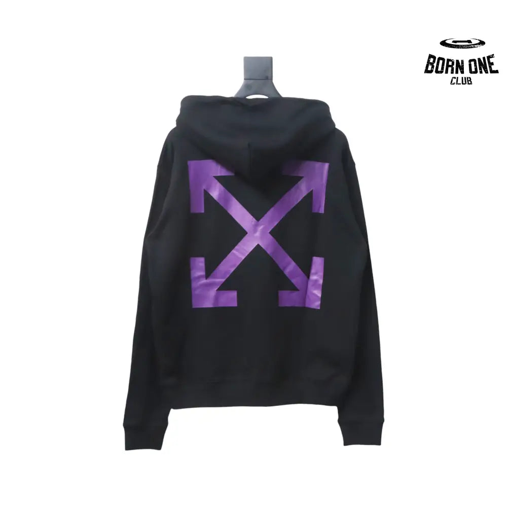 Off-White Caravaggio Moletom Black Purple