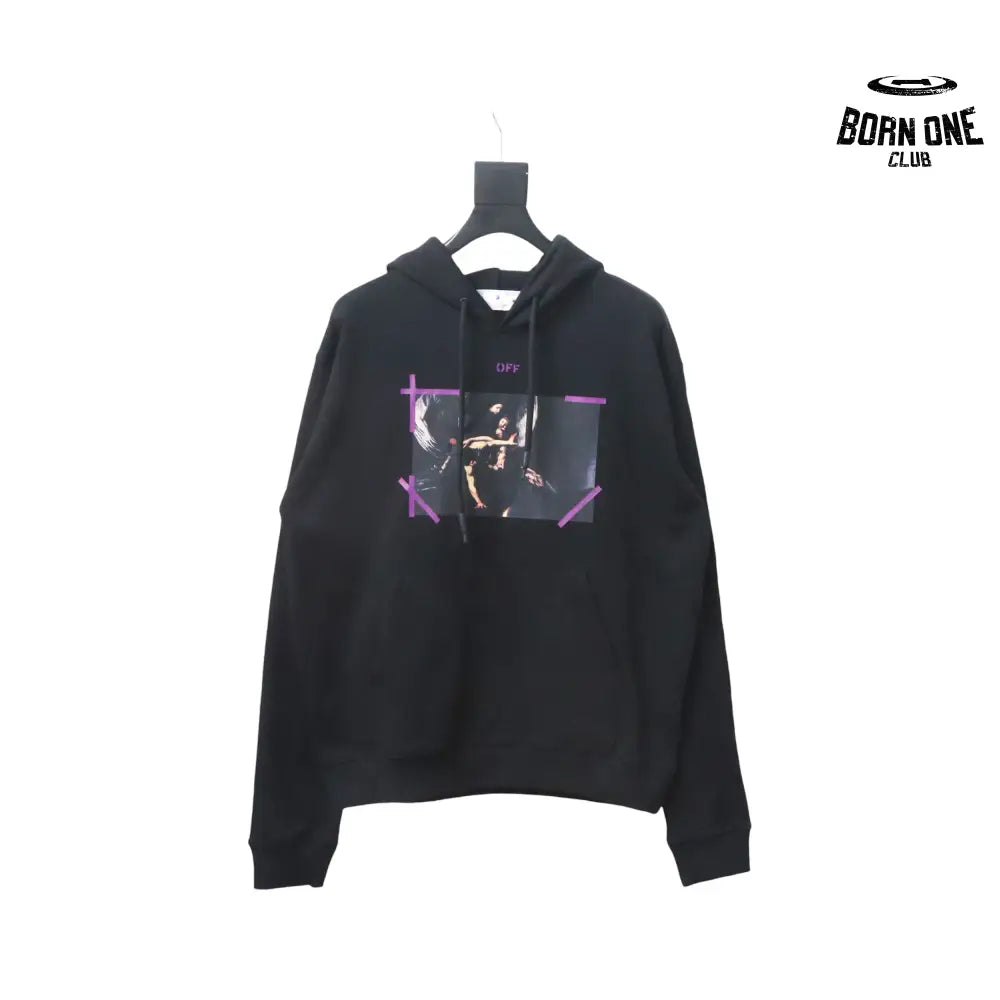 Off-White Caravaggio Moletom Black Purple