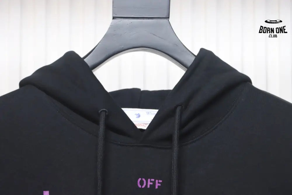 Off-White Caravaggio Moletom Black Purple