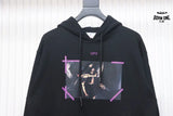 Off-White Caravaggio Moletom Black Purple
