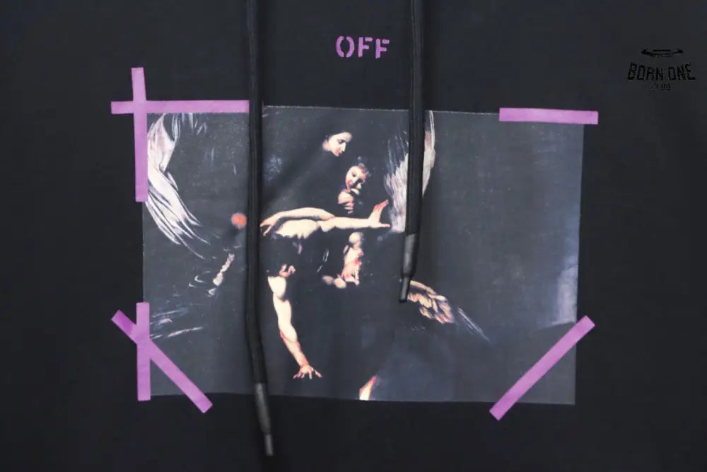 Off-White Caravaggio Moletom Black Purple