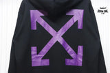 Off-White Caravaggio Moletom Black Purple
