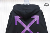 Off-White Caravaggio Moletom Black Purple