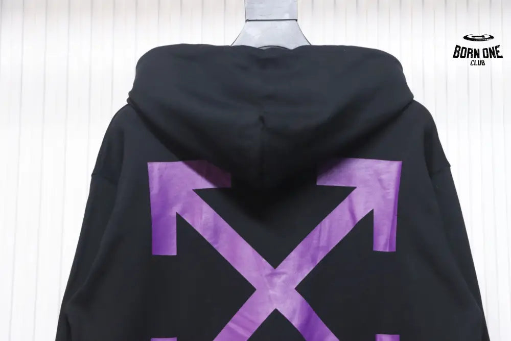 Off-White Caravaggio Moletom Black Purple