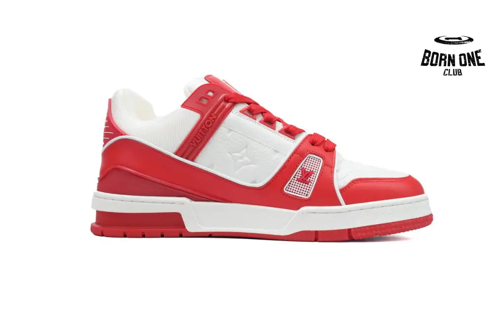 Louis Vuitton Trainer White Orange