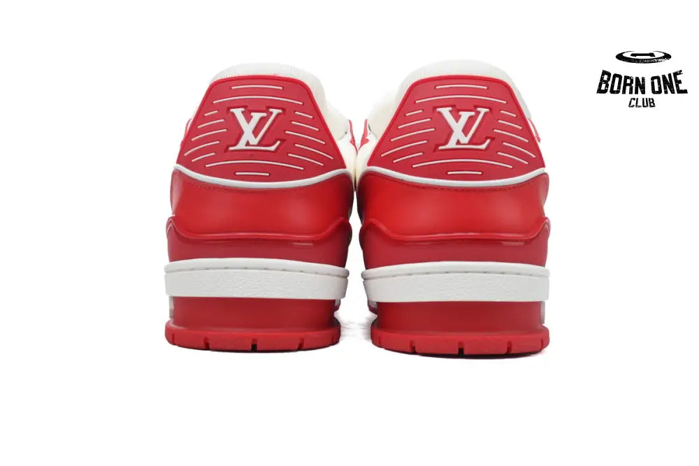 Louis Vuitton Trainer White Orange