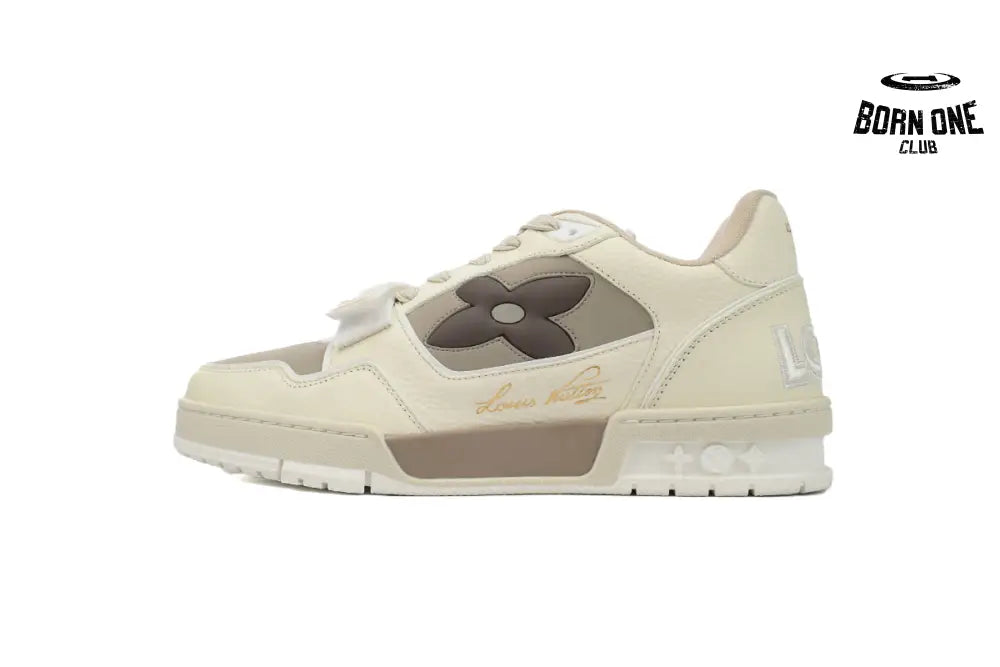 Louis Vuitton Trainer Monogram Flower Beige