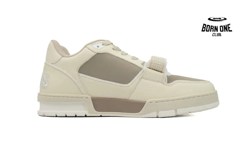 Louis Vuitton Trainer Monogram Flower Beige