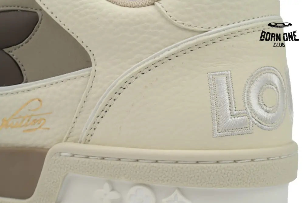 Louis Vuitton Trainer Monogram Flower Beige
