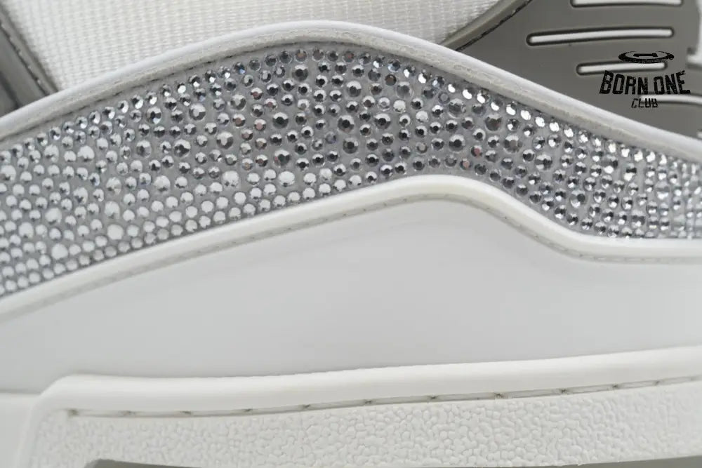 Louis Vuitton Trainer Grey White Swarovski
