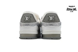 Louis Vuitton Trainer Grey White Swarovski
