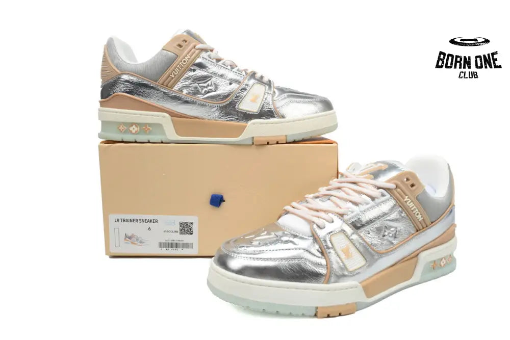 Louis Vuitton Trainer Metallic Beige 1A996D