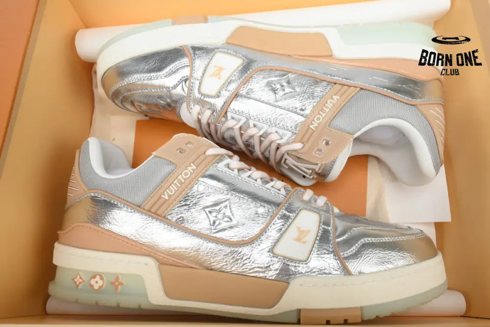 Louis Vuitton Trainer Metallic Beige 1A996D