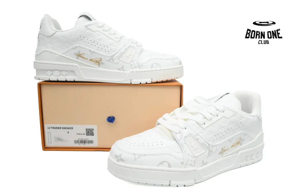 Louis Vuitton Trainer Sneaker White 1AHDN0