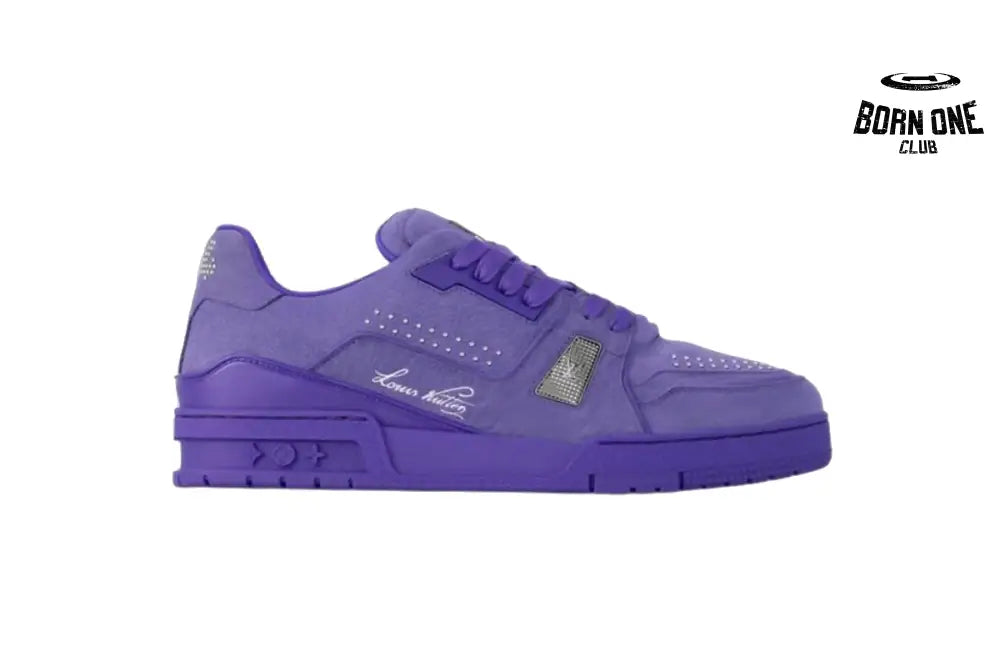 Louis Vuitton Trainer Purple Rivet 1ADHAI