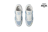 Louis Vuitton Trainer Denim Demier Multicolor Light Blue Grid 1AHCYN